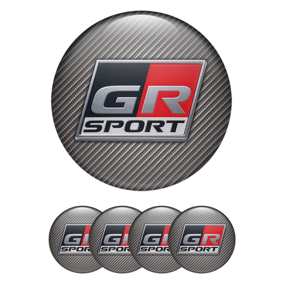 TOYOTA GR Silicone Stickers for Wheel Center Caps