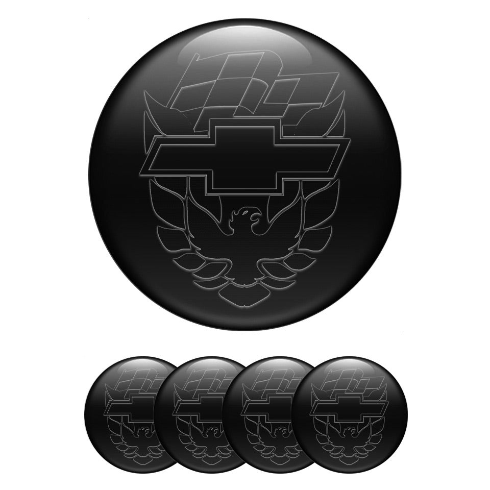 PONTIAC Silicone Stickers for Wheel Center Caps