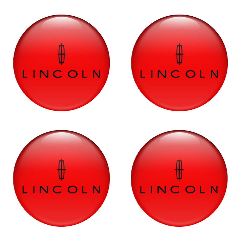 LINCOLN Domed Emblems for Center Caps