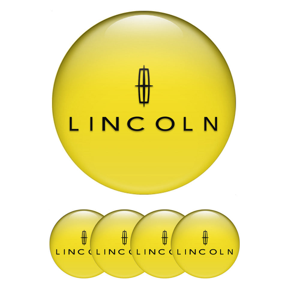 LINCOLN Silicone Stickers for Wheel Center Caps