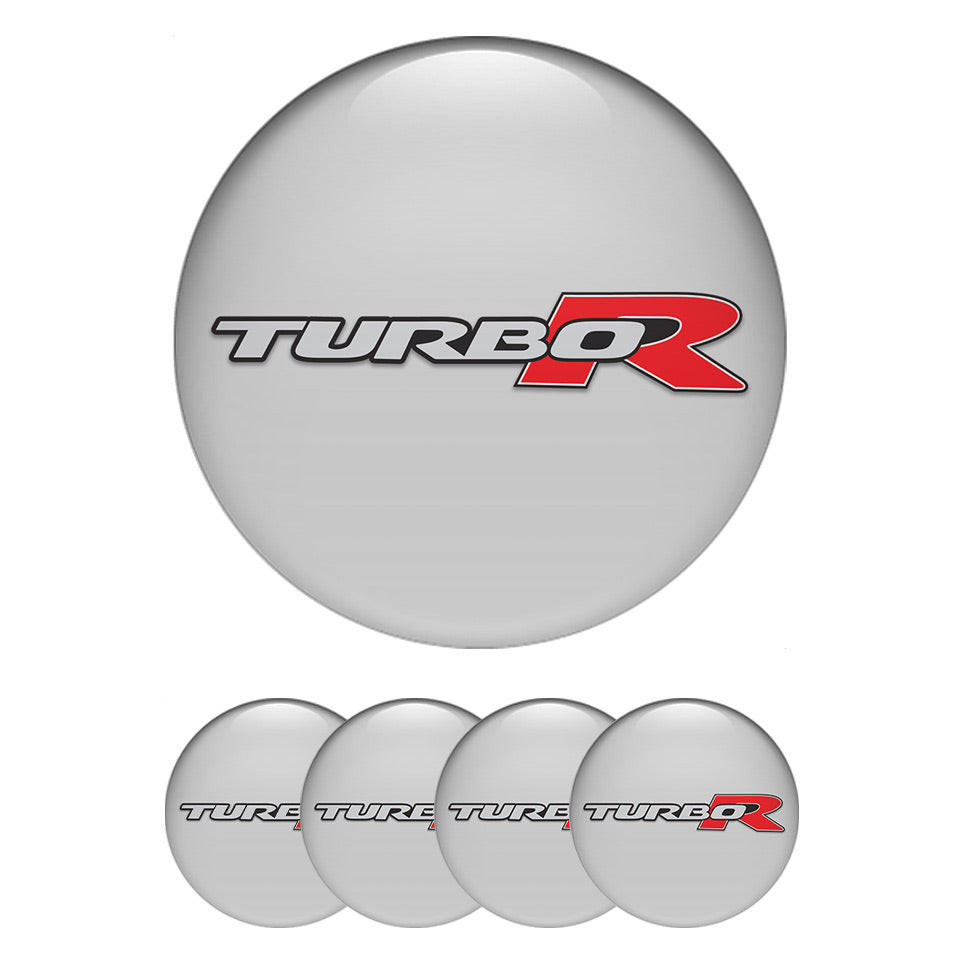 TURBO R Emblems for Wheel Center Caps