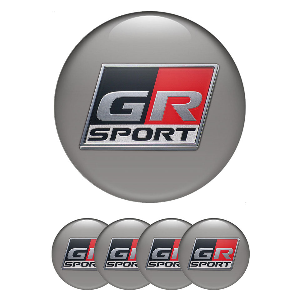 TOYOTA GR Silicone Stickers for Wheel Center Caps