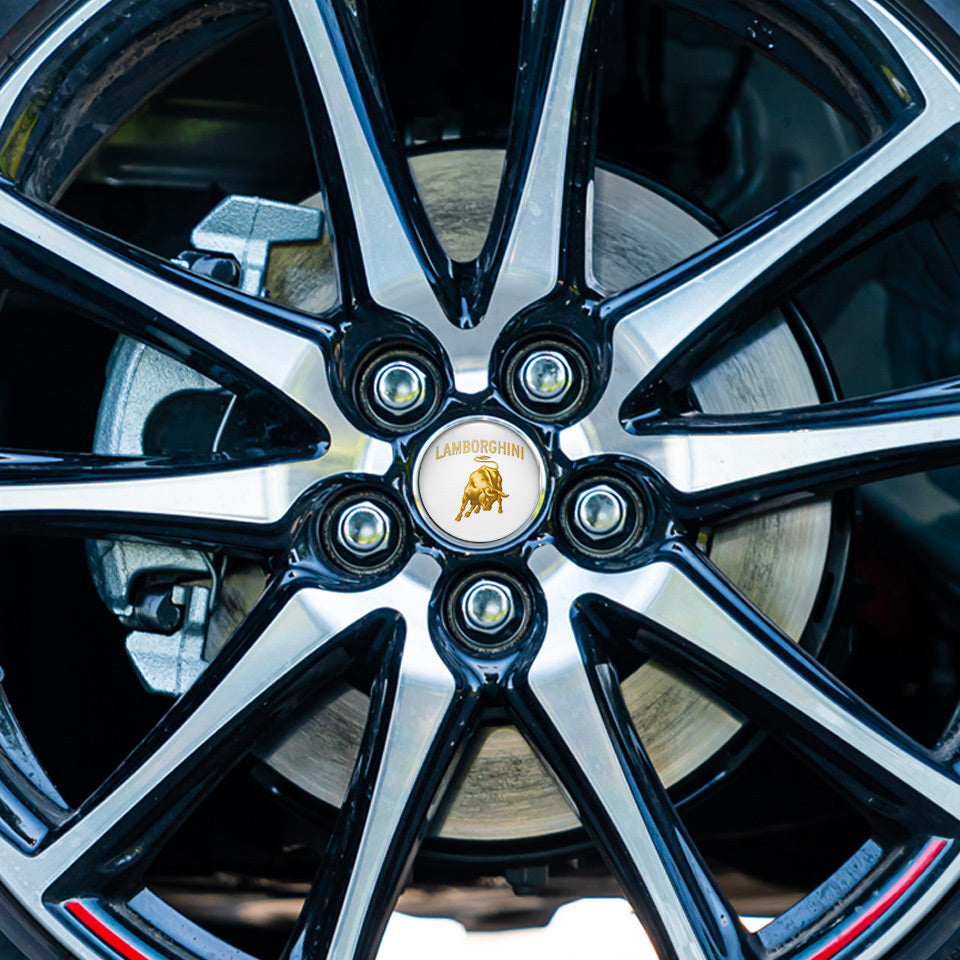 LAMBORGHINI Silicone Stickers for Wheel Center Caps