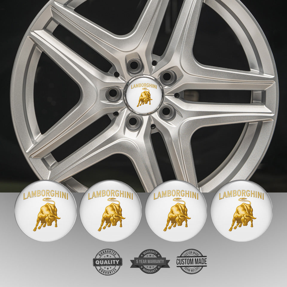 LAMBORGHINI Silicone Stickers for Wheel Center Caps