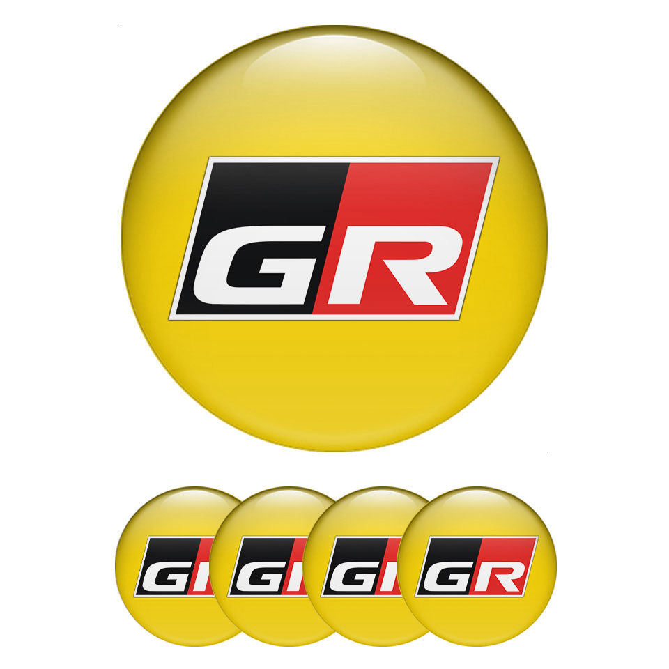 TOYOTA GR Silicone Stickers for Wheel Center Caps
