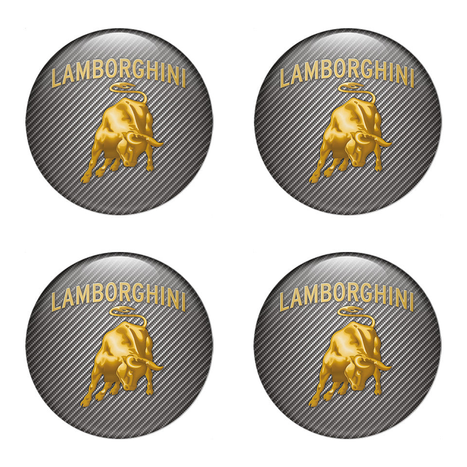 LAMBORGHINI Silicone Stickers for Wheel Center Caps