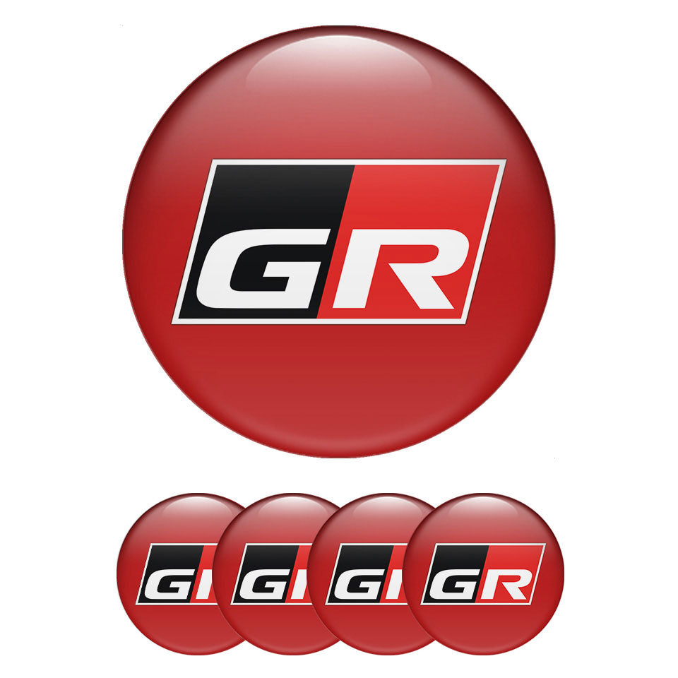 TOYOTA GR Emblems for Wheel Center Caps