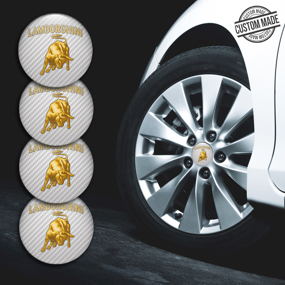 LAMBORGHINI Silicone Stickers for Wheel Center Caps