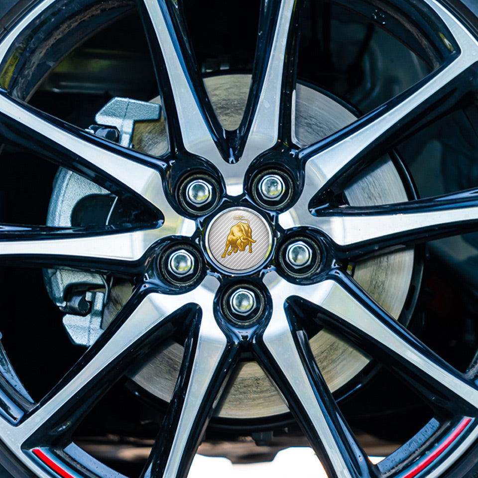 LAMBORGHINI Silicone Stickers for Wheel Center Caps