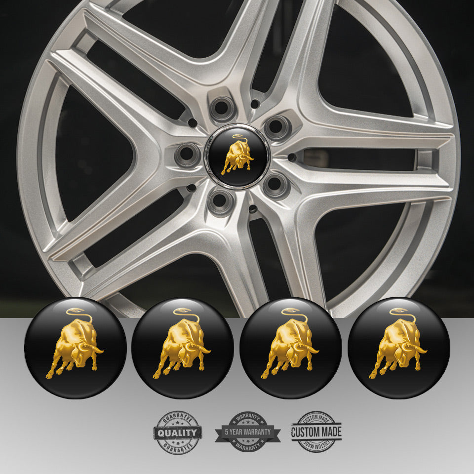 LAMBORGHINI Silicone Stickers for Wheel Center Caps