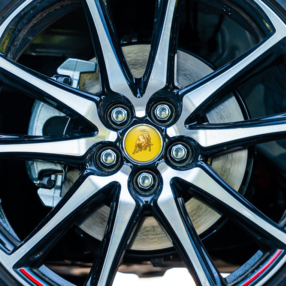 LAMBORGHINI Silicone Stickers for Wheel Center Caps