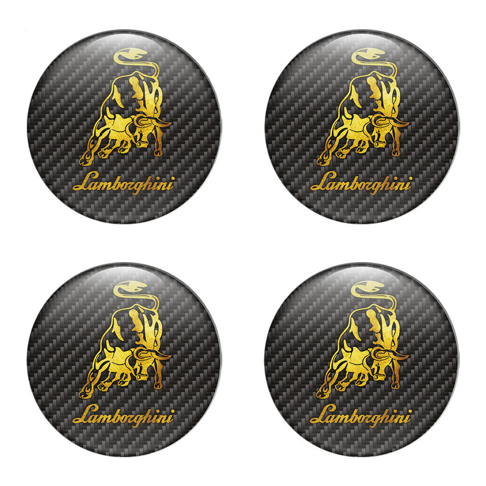LAMBORGHINI Silicone Stickers for Wheel Center Caps