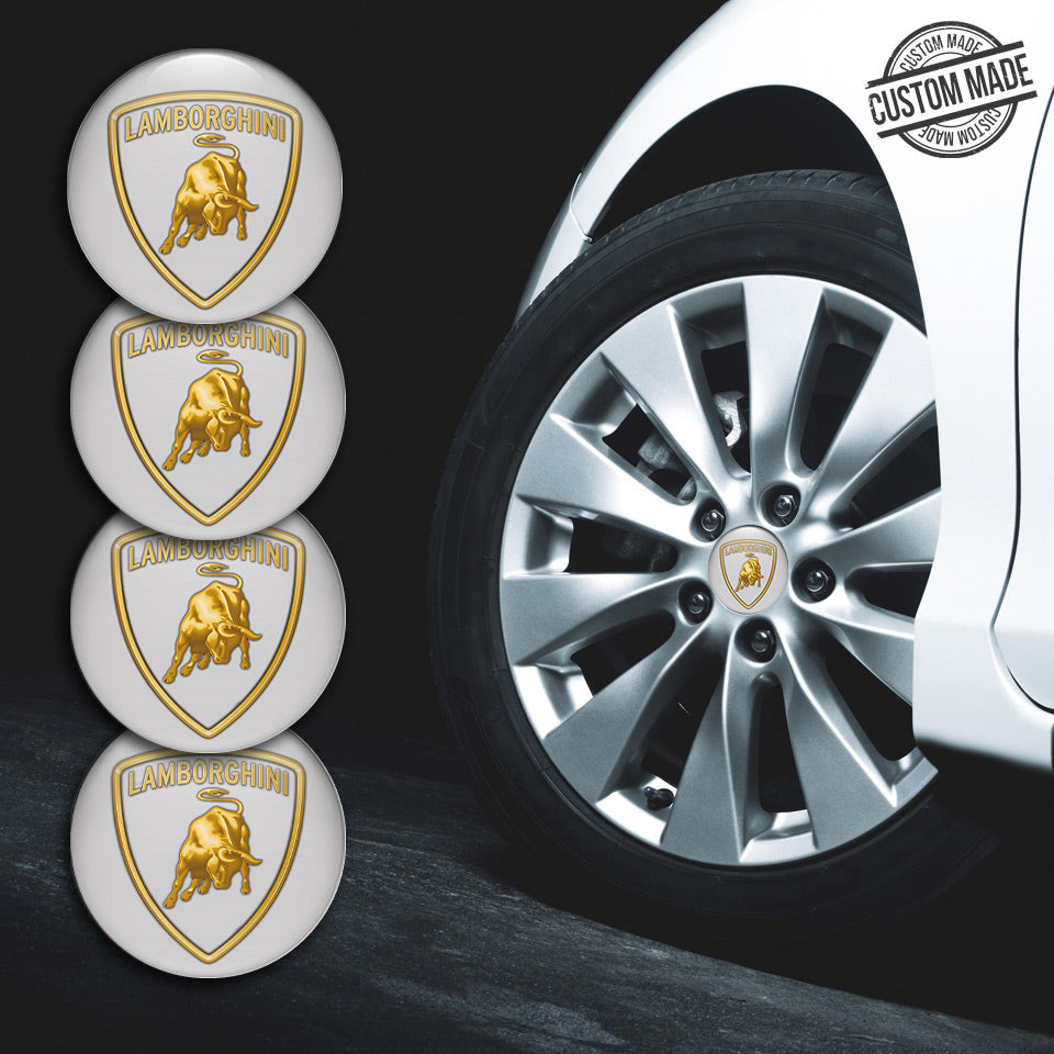 LAMBORGHINI Silicone Stickers for Wheel Center Caps