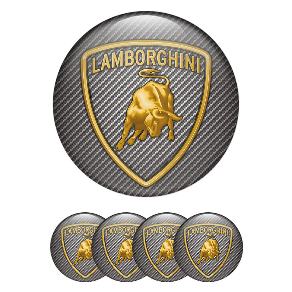LAMBORGHINI Domed Emblems for Center Caps
