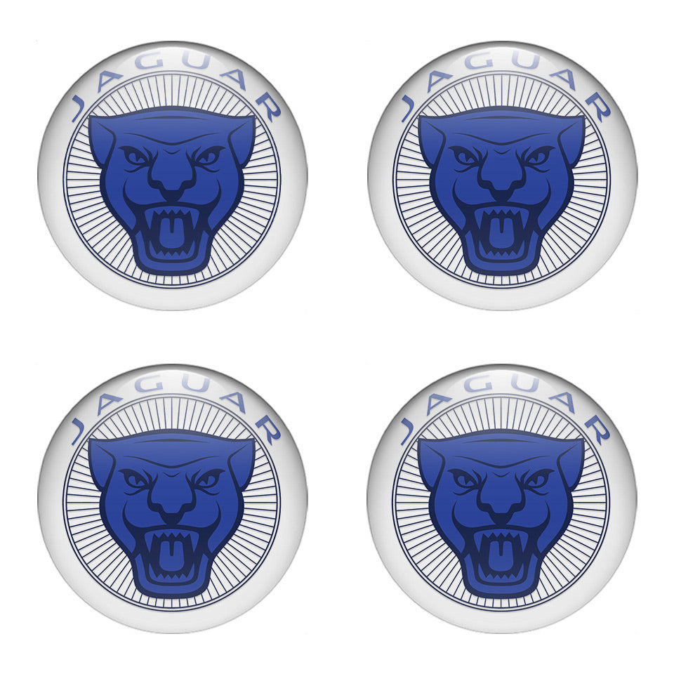 JAGUAR Silicone Stickers for Wheel Center Caps