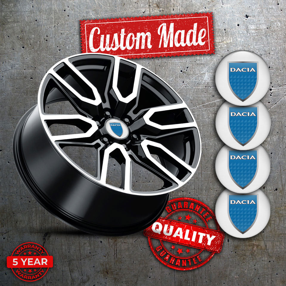 DACIA Domed Emblems for Center Caps