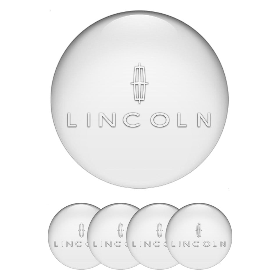 LINCOLN Silicone Stickers for Wheel Center Caps
