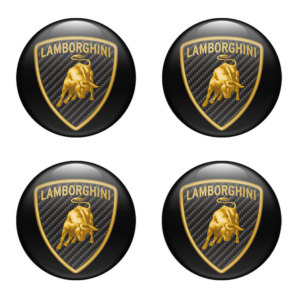 LAMBORGHINI Silicone Stickers for Wheel Center Caps