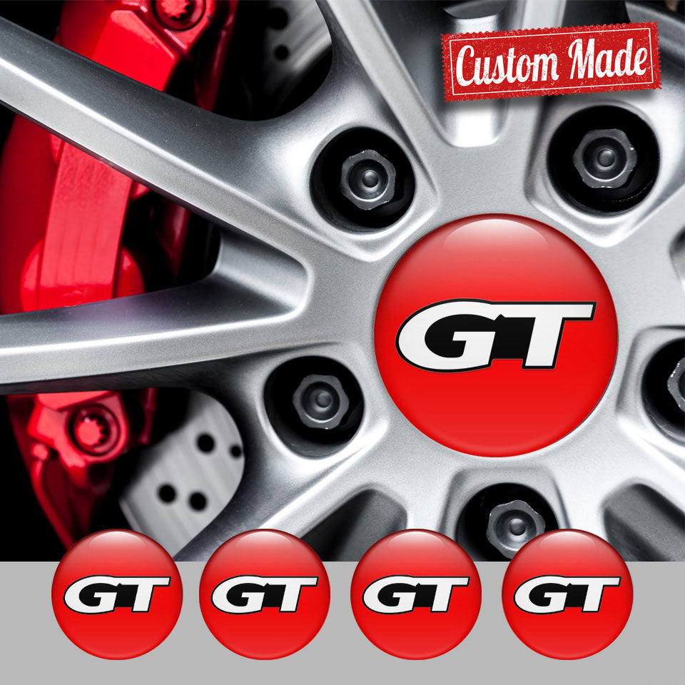 GT Silicone Stickers for Wheel Center Caps