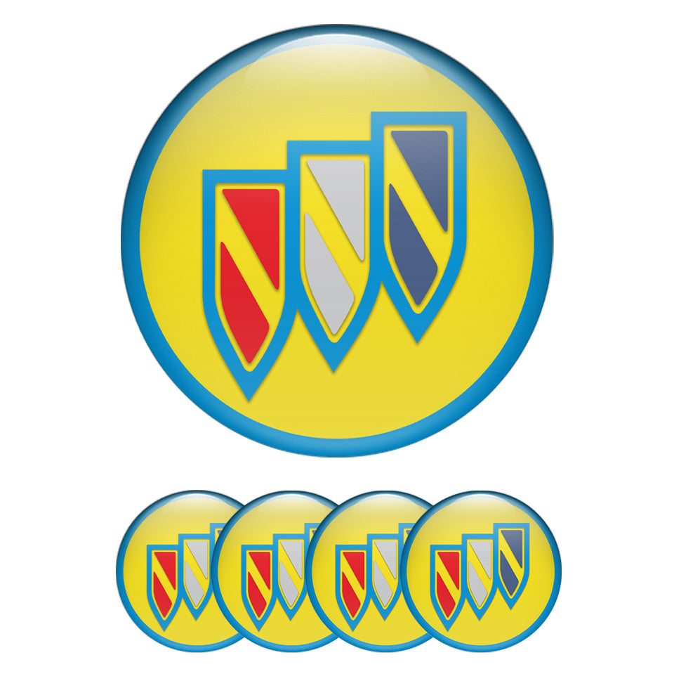 BUICK Silicone Stickers for Wheel Center Caps