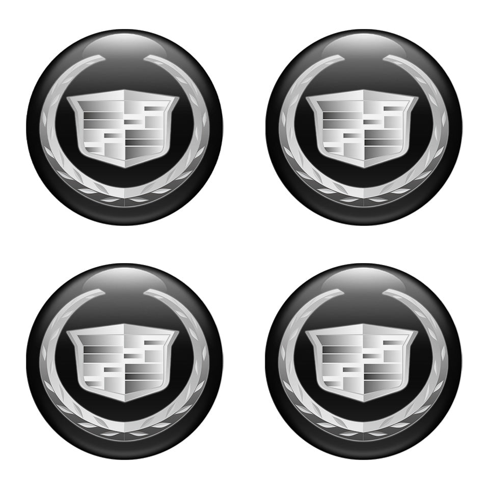 CADILAC Silicone Stickers for Wheel Center Caps