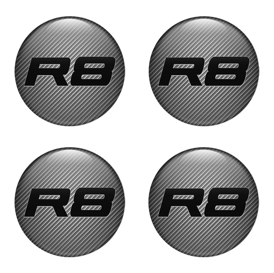 AUDI Domed Emblems for Center Caps