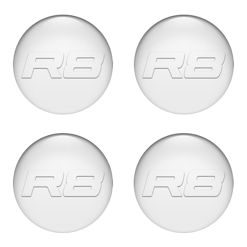 AUDI Domed Emblems for Center Caps