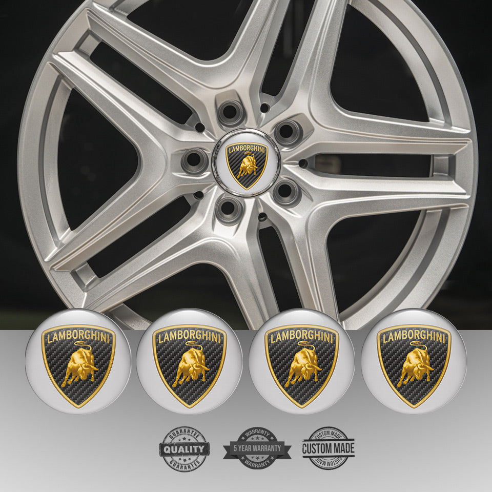 LAMBORGHINI Domed Emblems for Center Caps
