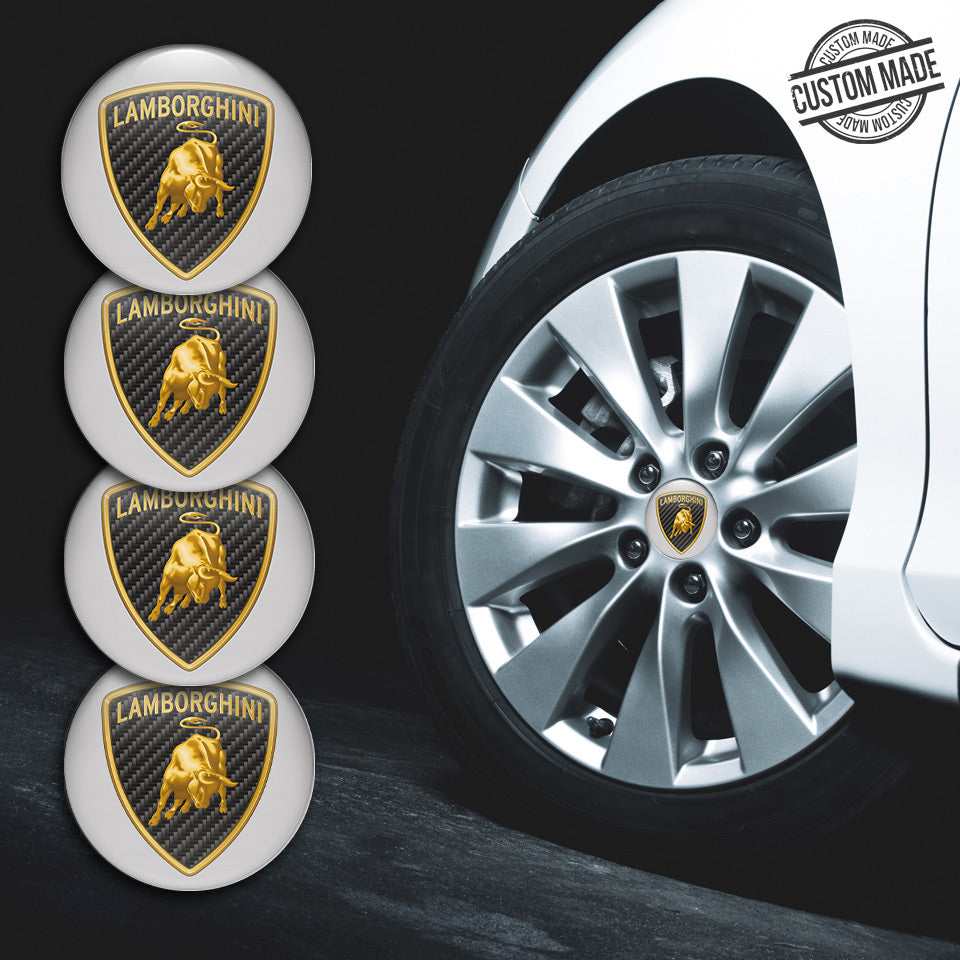 LAMBORGHINI Domed Emblems for Center Caps