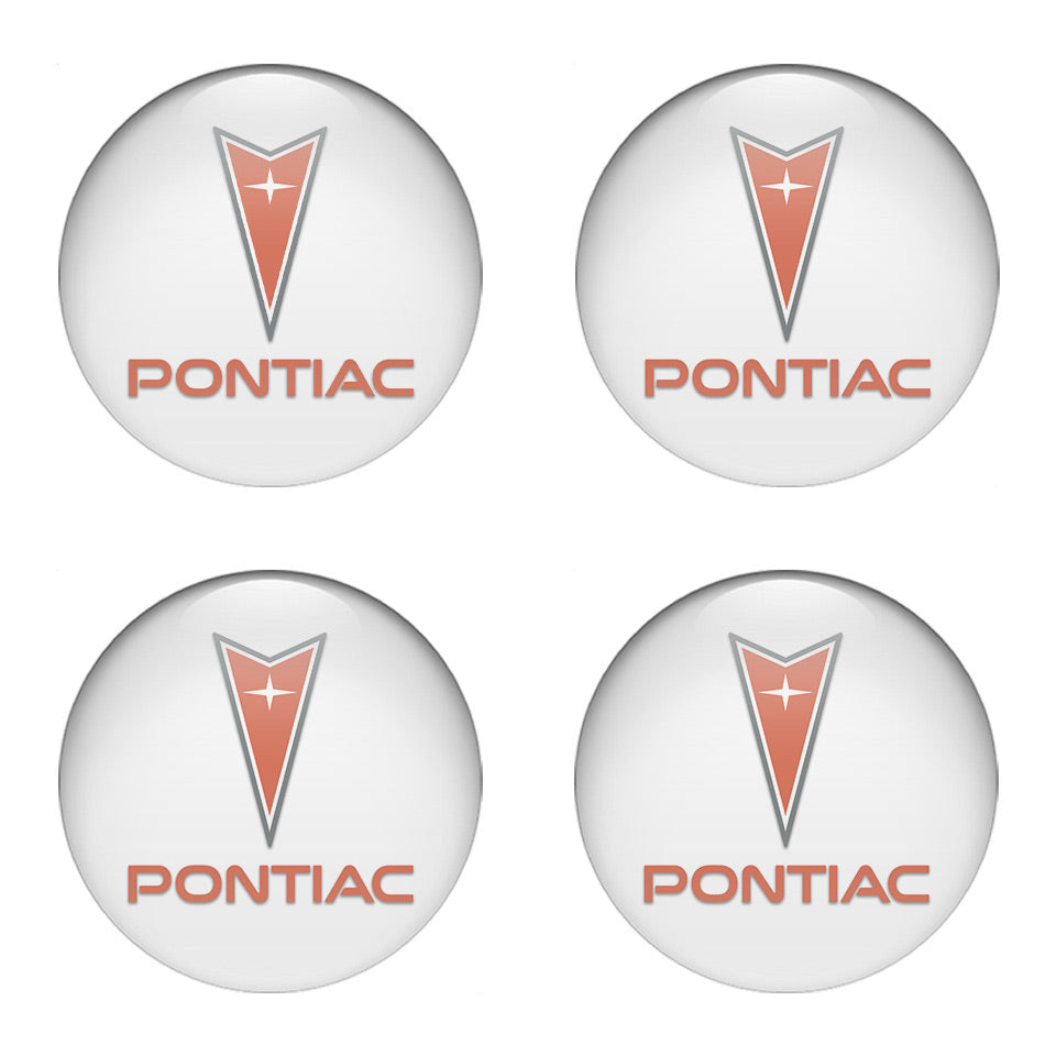PONTIAC Domed Emblems for Center Caps
