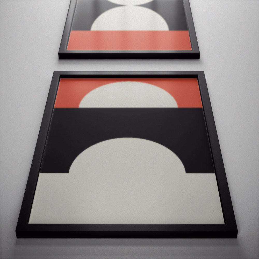 Geometric Harmony BAUHAUS Poster