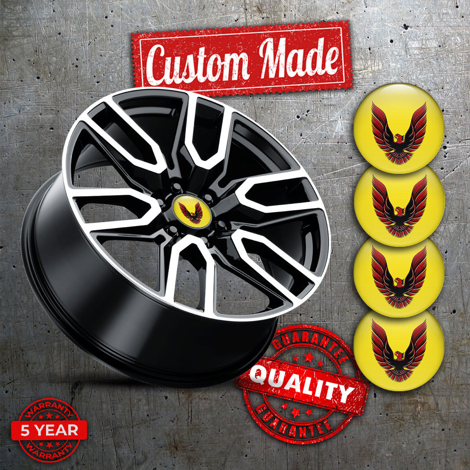 PONTIAC Silicone Stickers for Wheel Center Caps