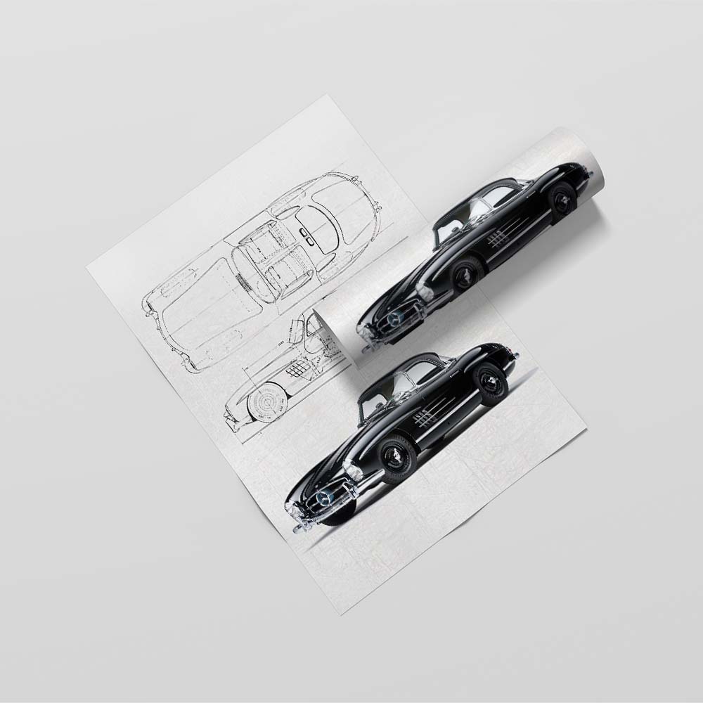 Mercedes-Benz 300 SL poster