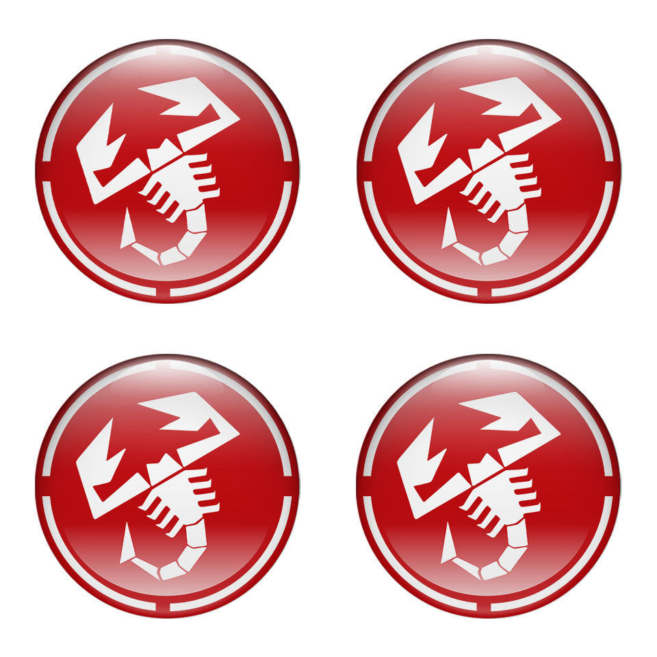 ABARTH Domed Emblems for Center Caps15