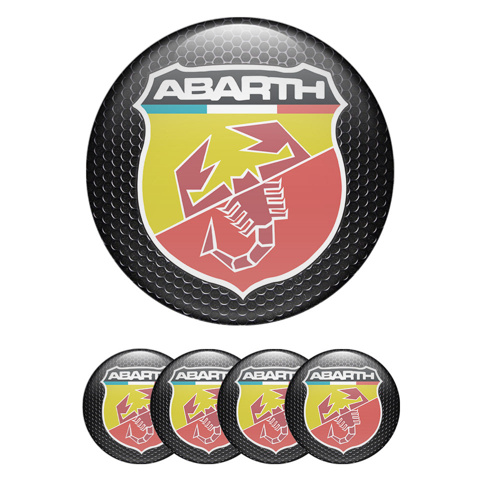 ABARTH Domed Emblems for Center Caps6
