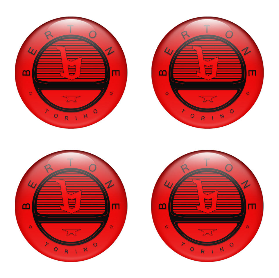 BERTONE Domed Emblems for Center Caps3