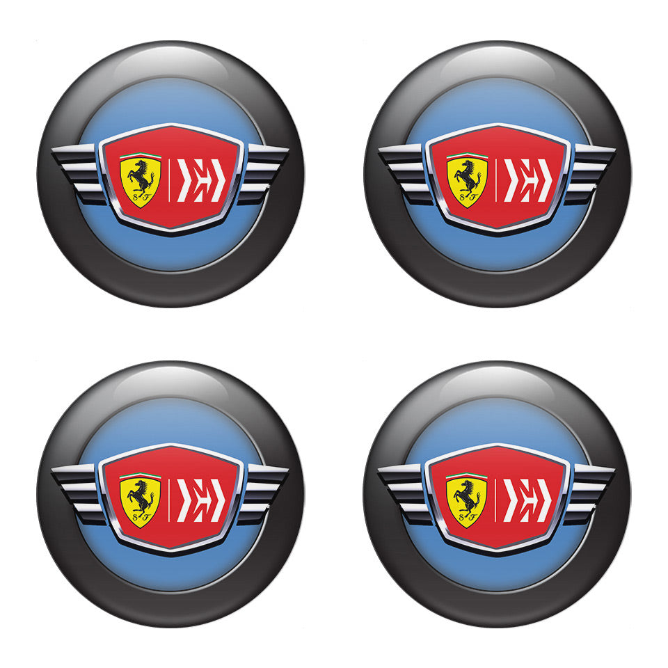 FERRARI Emblems for Wheel Center Caps 17