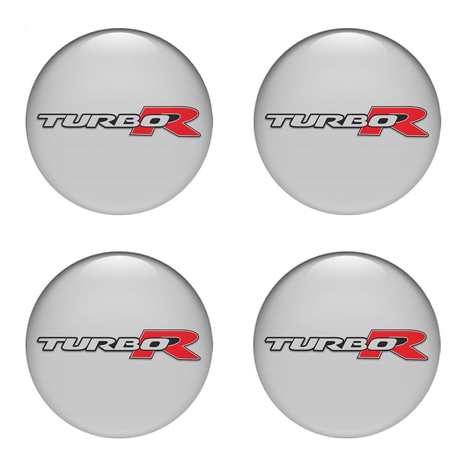 TURBO R Emblems for Wheel Center Caps5