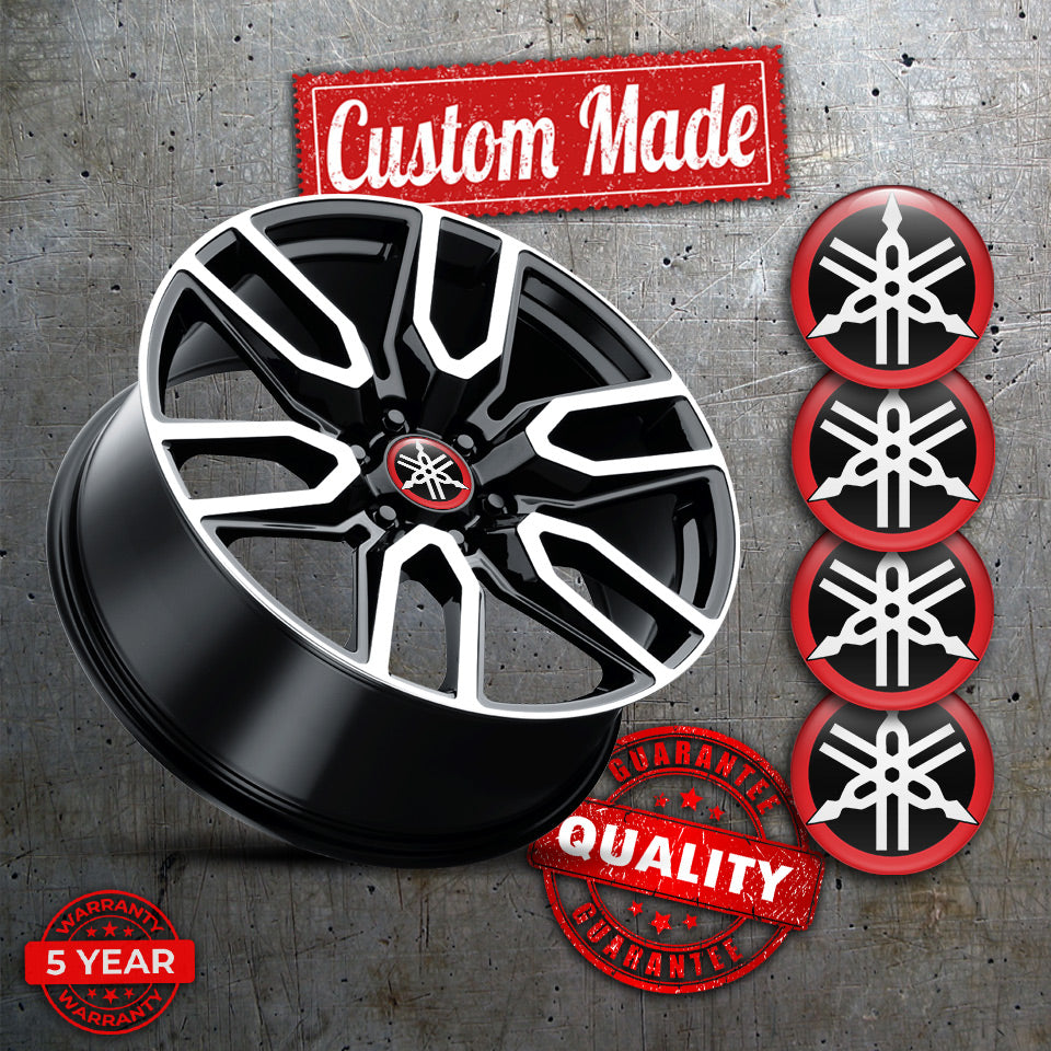 YAMAHA Silicone Stickers for Wheel Center Caps