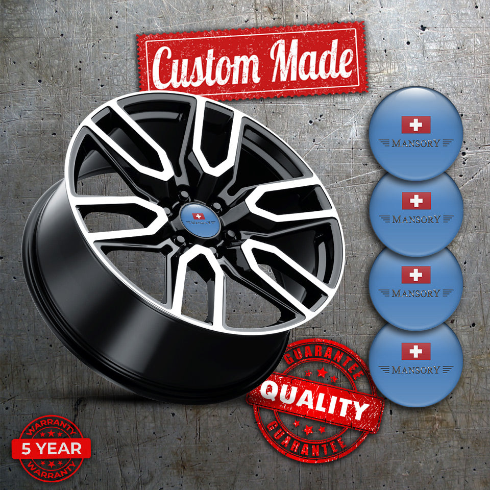 MANSORY Silicone Stickers for Wheel Center Caps