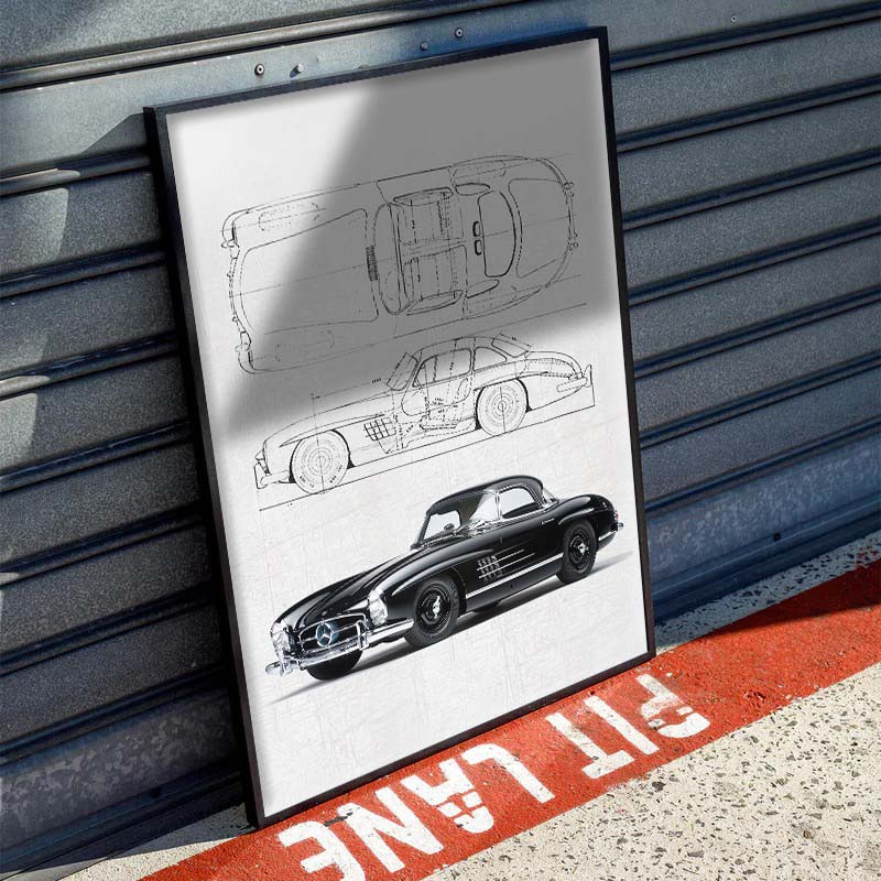 Mercedes-Benz 300 SL poster