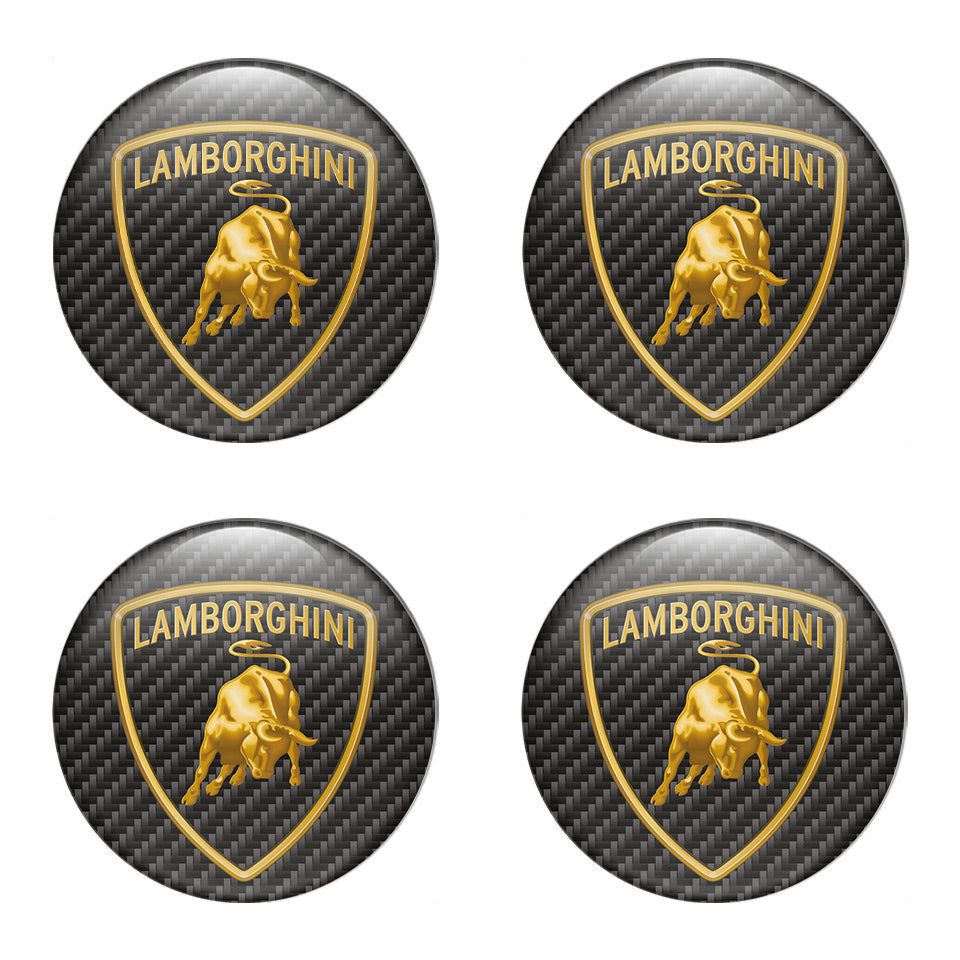LAMBORGHINI Silicone Stickers for Wheel Center Caps