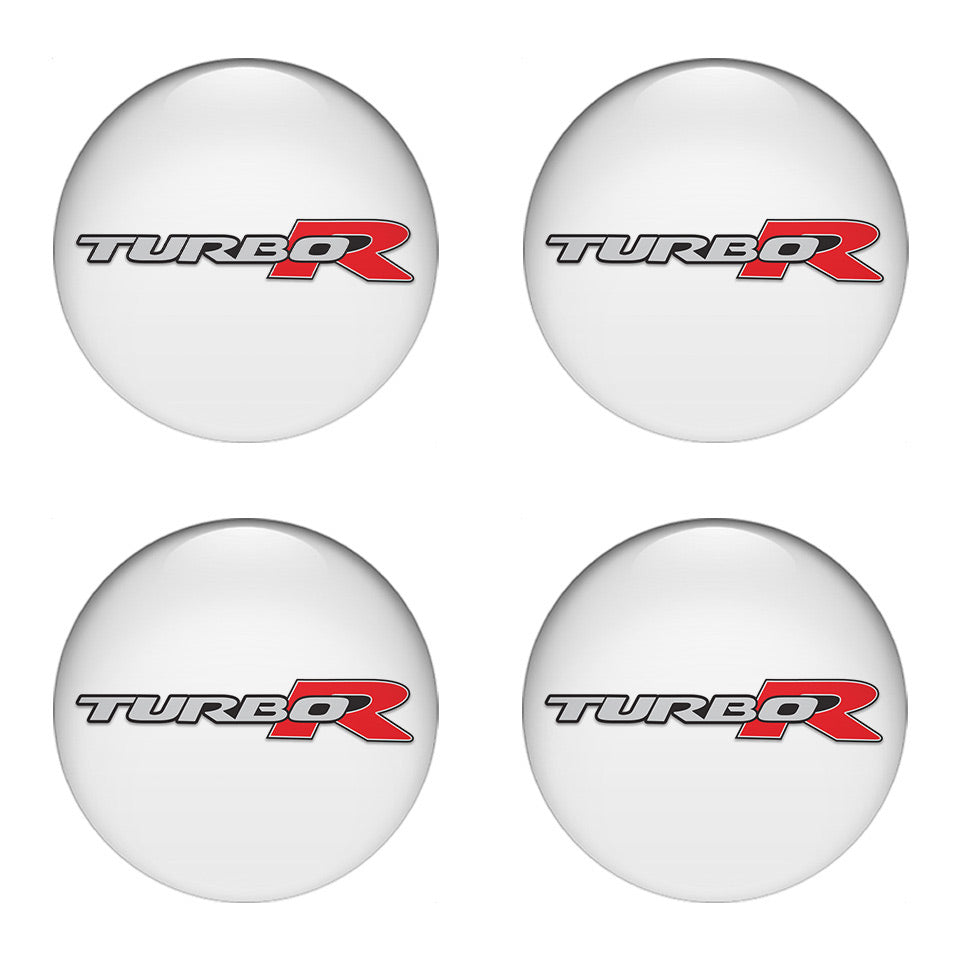 TURBO R Emblems for Wheel Center Caps