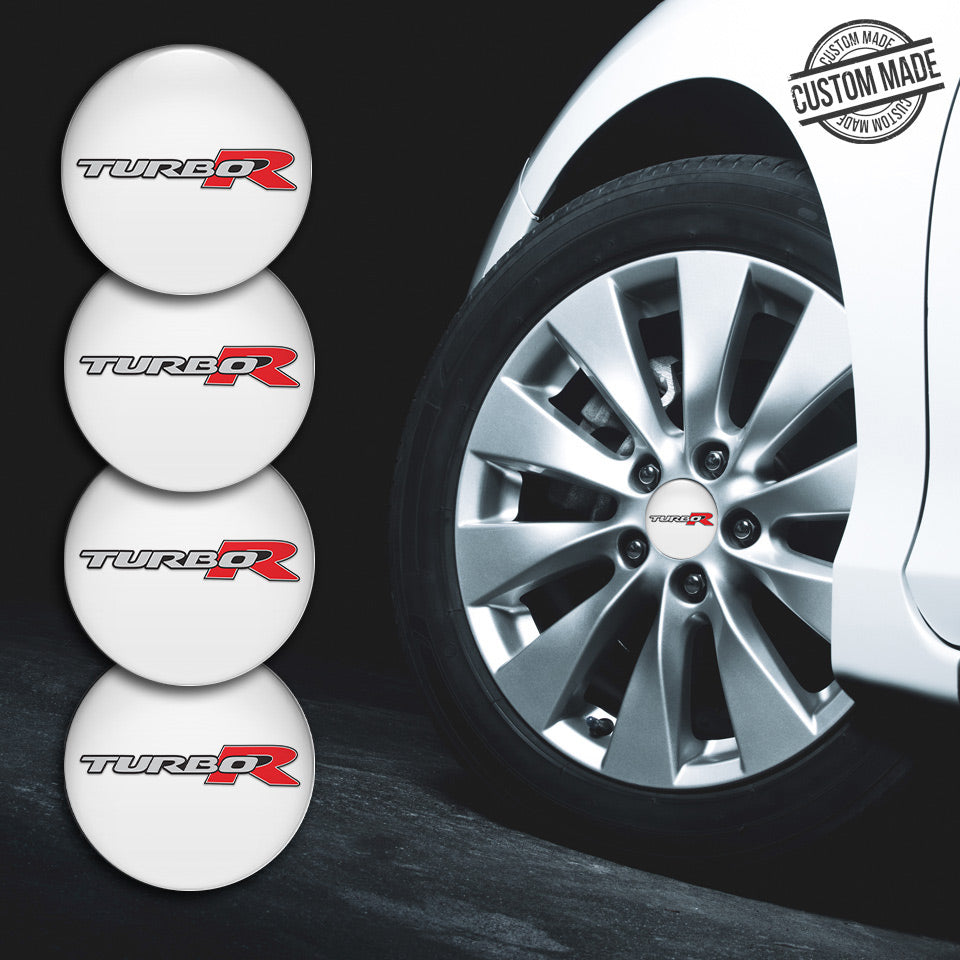 TURBO R Emblems for Wheel Center Caps