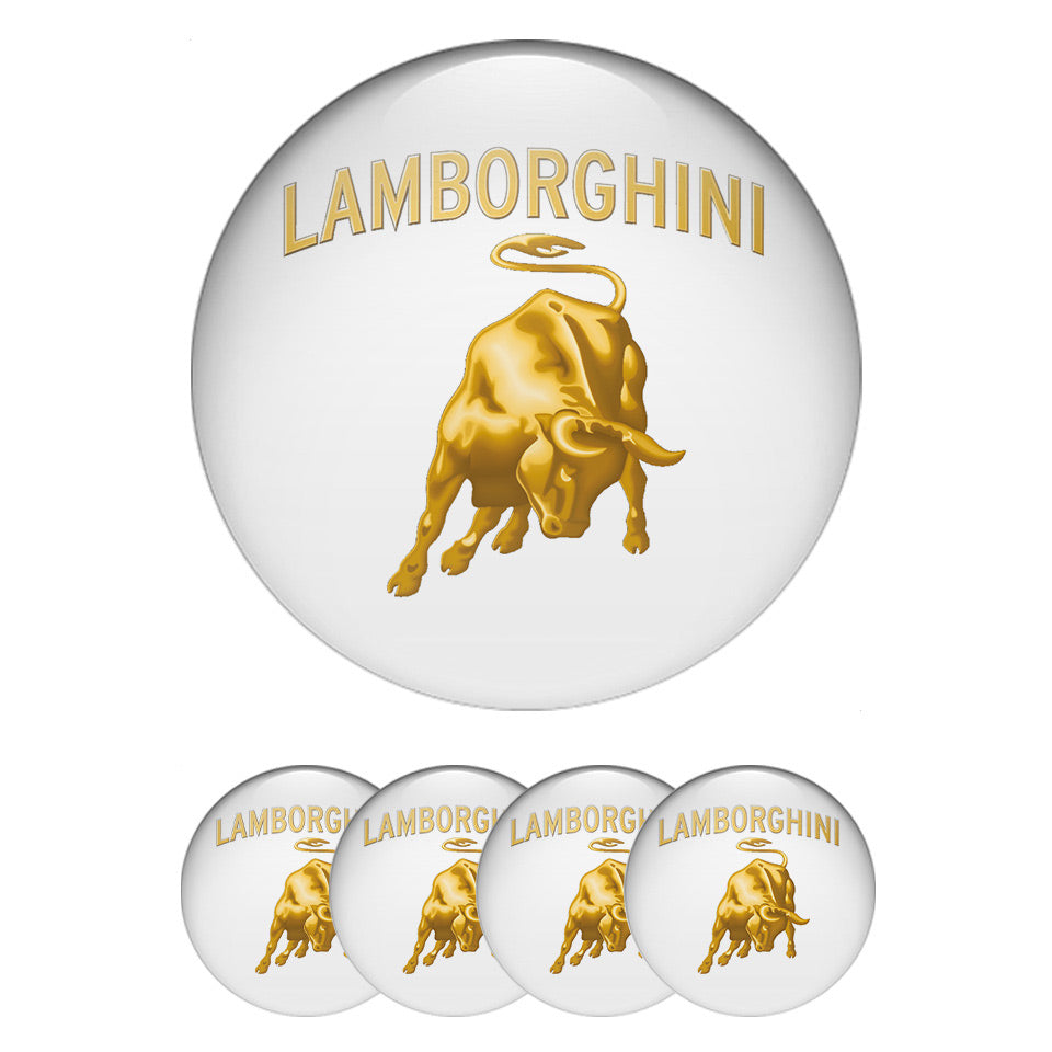 LAMBORGHINI Silicone Stickers for Wheel Center Caps
