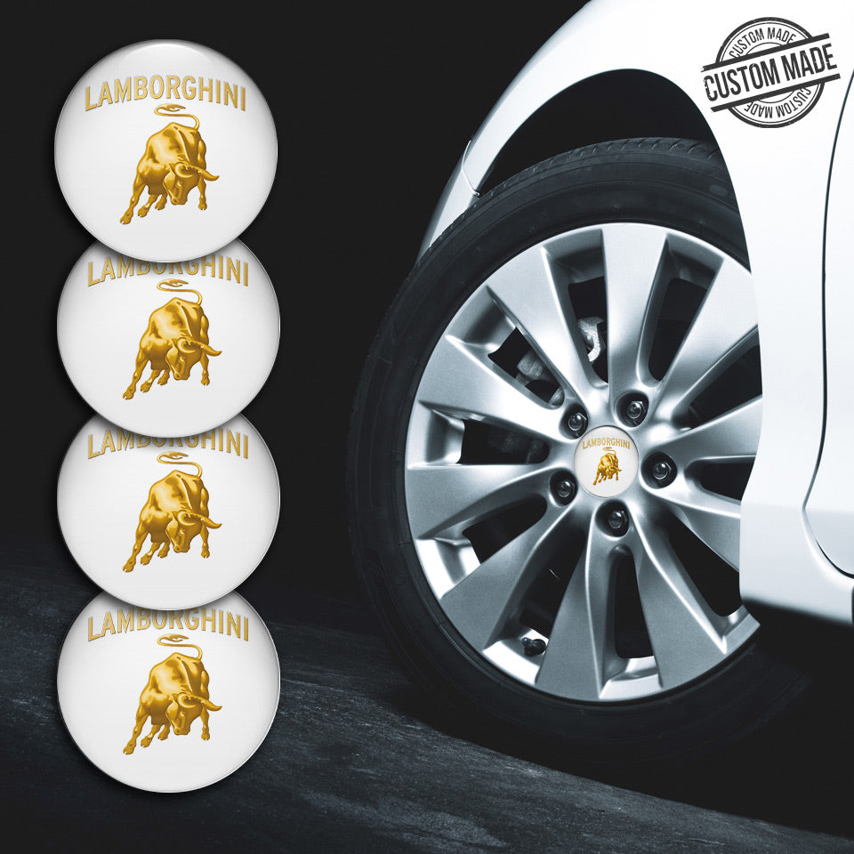 LAMBORGHINI Silicone Stickers for Wheel Center Caps