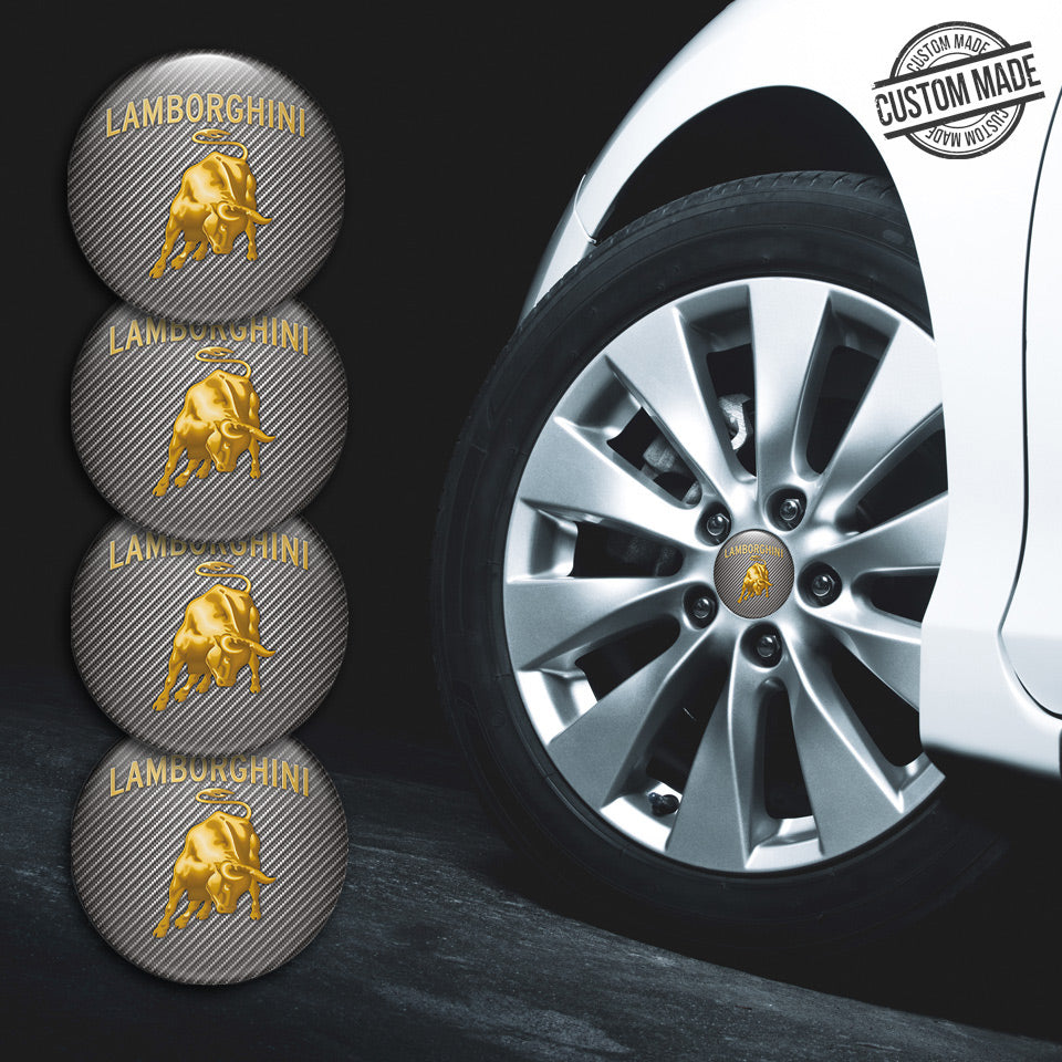 LAMBORGHINI Silicone Stickers for Wheel Center Caps