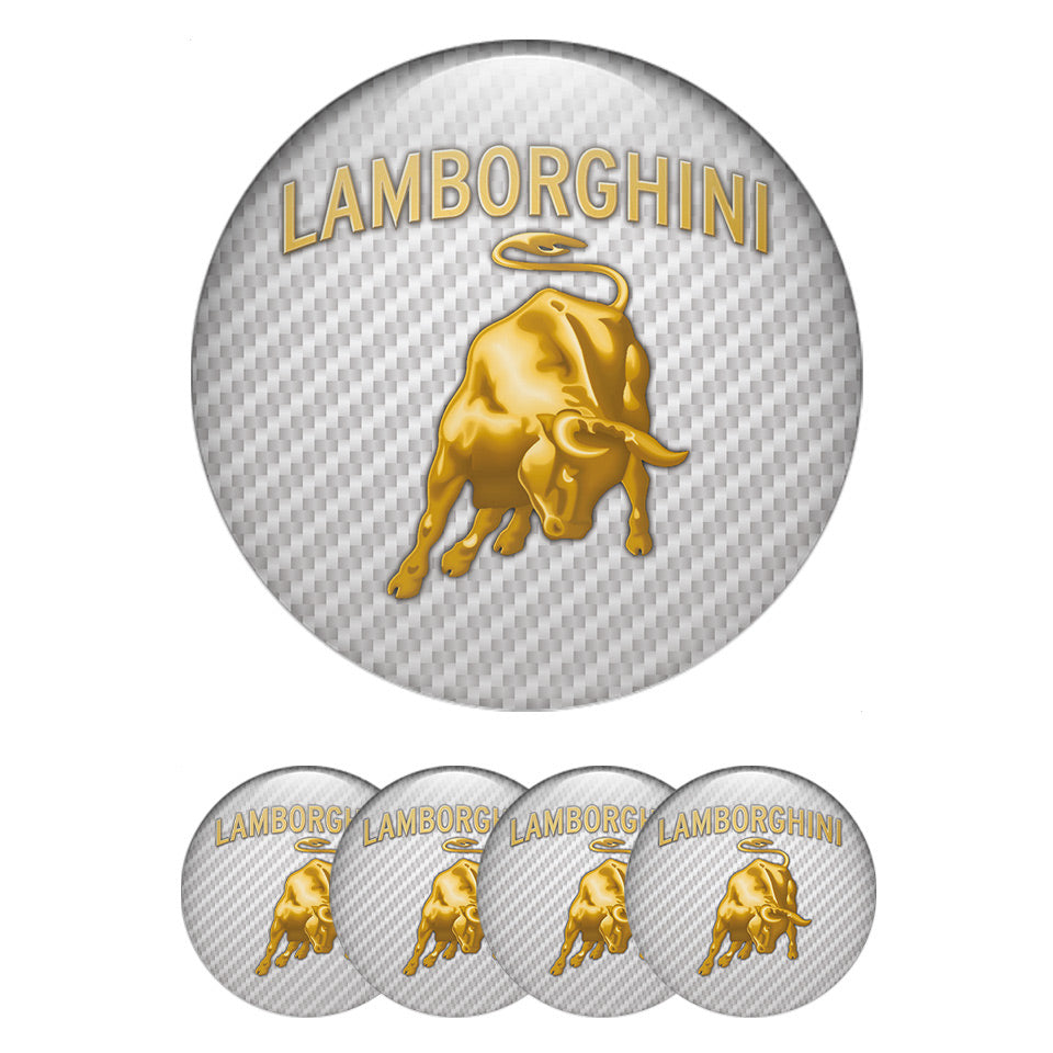 LAMBORGHINI Silicone Stickers for Wheel Center Caps