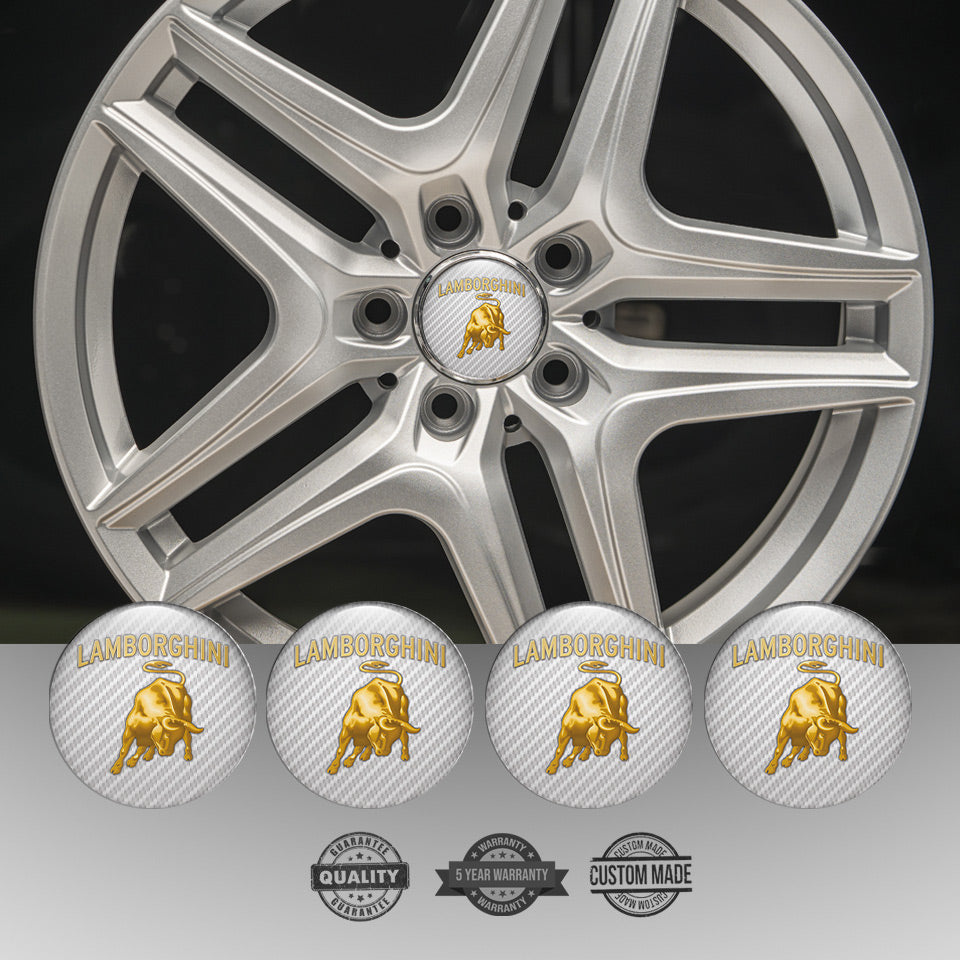 LAMBORGHINI Silicone Stickers for Wheel Center Caps