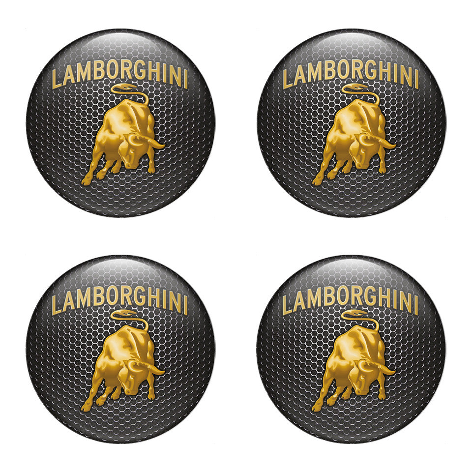 LAMBORGHINI Silicone Stickers for Wheel Center Caps